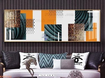 File tranh gốc in trần nhà File tranh hiện đại pha lê gương KF97793 3D