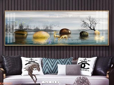 File gốc File tranh hiện đại pha lê gương KF97807 (PNG) chất lượng cao