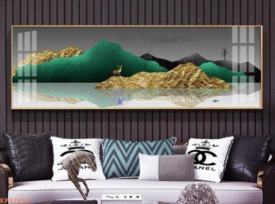 File tranh File tranh hiện đại pha lê gương KF97833 (bản gốc) in lụa 5D