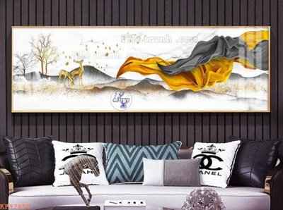 File in ấn cao cấp File tranh hiện đại pha lê gương KF97855 (file gốc)