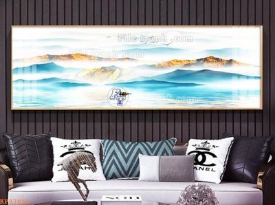 File tranh File tranh hiện đại pha lê gương KF97895 (bản gốc) treo phòng ăn