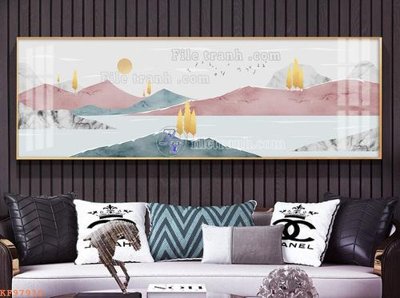 Tải file File tranh hiện đại pha lê gương KF97910 (gốc) in nhanh