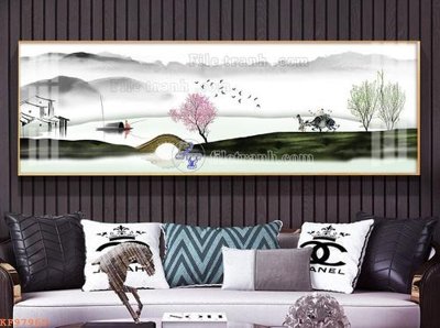 Tải file tranh gốc File tranh hiện đại pha lê gương KF97969 chất lượng cao