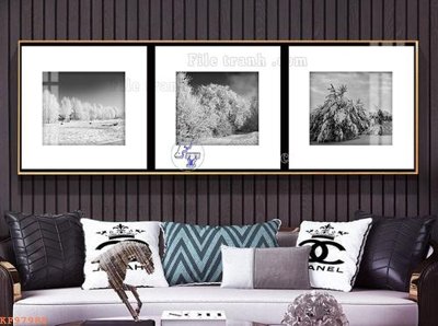 File gốc File tranh hiện đại pha lê gương KF97988 (in lụa) họa tiết 3D