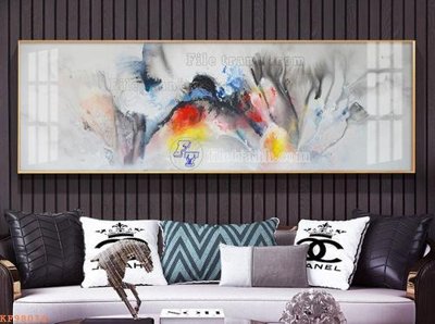 Hình ảnh gốc File tranh hiện đại pha lê gương KF98014 (để in khổ lớn)