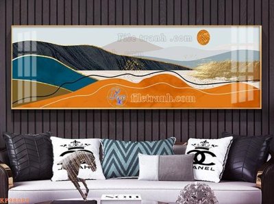 Tải file File tranh hiện đại pha lê gương KF98080 (PSD) cho in tranh 3D