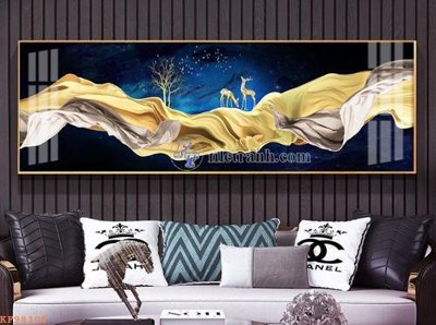 File gốc File tranh hiện đại pha lê gương KF98105 (trang trí) phòng trẻ em