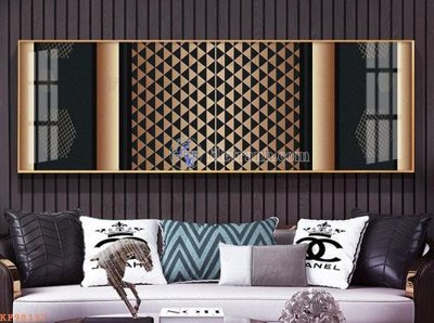 File in trần File tranh hiện đại pha lê gương KF98137 (file gốc) xuyên sáng