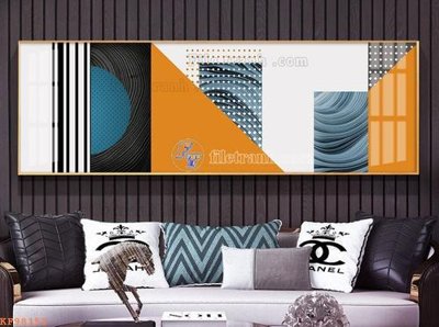 File gốc File tranh hiện đại pha lê gương KF98153 (in lụa) trang trí tường