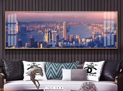 File ảnh File tranh hiện đại pha lê gương KF98164 (gốc) in standee