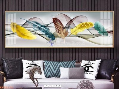 File gốc File tranh hiện đại pha lê gương KF98173 (trang trí) phòng làm việc