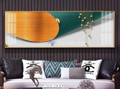 File tranh File tranh hiện đại pha lê gương KF98206 (bản gốc) treo quán cafe