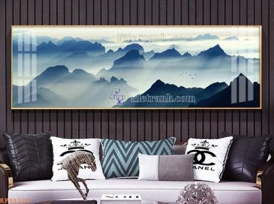 File tranh trang trí File tranh hiện đại pha lê gương KF98220 (tải file gốc)
