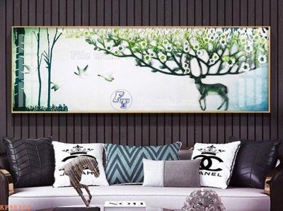 File tranh File tranh hiện đại pha lê gương KF98308 (gốc) chủ đề con người