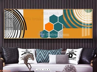 File tranh File tranh hiện đại pha lê gương KF98313 (gốc) in film