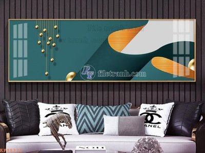 File gốc File tranh hiện đại pha lê gương KF98323 (in tráng gương) sang trọng