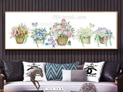 File tranh File tranh hiện đại pha lê gương KF98324 (gốc) in film