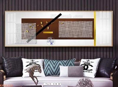 File tranh gốc File tranh hiện đại pha lê gương KF98329 chủ đề hiện đại