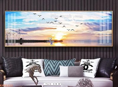 Tải file File tranh hiện đại pha lê gương KF98333 (gốc) làm file quảng cáo