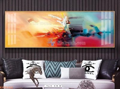 File in ấn File tranh hiện đại pha lê gương KF98360 (bản gốc) sắc nét