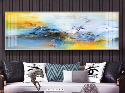 File tranh File tranh hiện đại pha lê gương KF98379 (ảnh gốc) sắc nét hoàn hảo