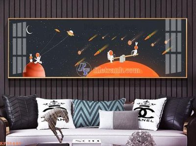 File gốc File tranh hiện đại pha lê gương KF98449 (in mica) cắt laser