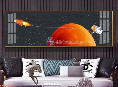 File gốc File tranh hiện đại pha lê gương KF98470 (chuẩn màu) cho in offset