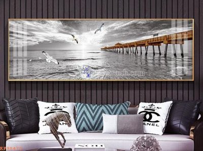 File gốc File tranh hiện đại pha lê gương KF98473 (in mica) làm quà tặng