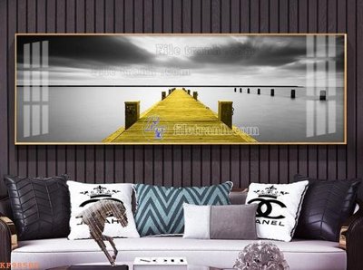 Tải file gốc File tranh hiện đại pha lê gương KF98500 (bản PSD) còn layer