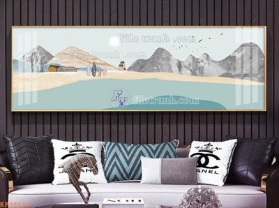 Tải file gốc File tranh hiện đại pha lê gương KF98503 (bản PSD) chỉnh sửa được