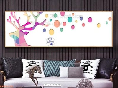 File gốc in tráng gương File tranh hiện đại pha lê gương KF98524 chi tiết