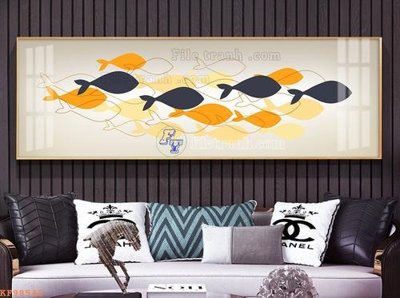 File ảnh File tranh hiện đại pha lê gương KF98543 (gốc) cho trang trí nhà hàng