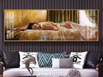 File tranh gốc File tranh hiện đại pha lê gương KF98545 chủ đề hiện đại