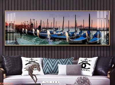 File tranh File tranh hiện đại pha lê gương KF98574 (bản gốc) treo tường