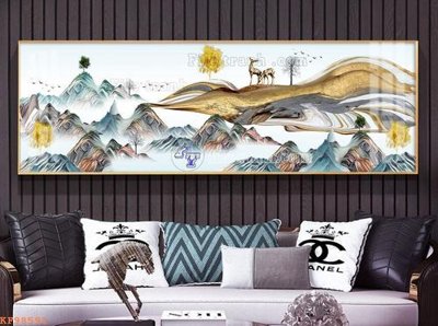 File in ấn File tranh hiện đại pha lê gương KF98591 chuyên nghiệp