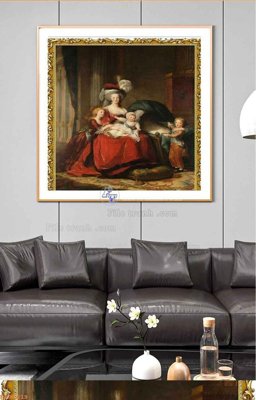 Download file gốc File tranh hiện đại pha lê gương KF98619 (in mica) trong suốt