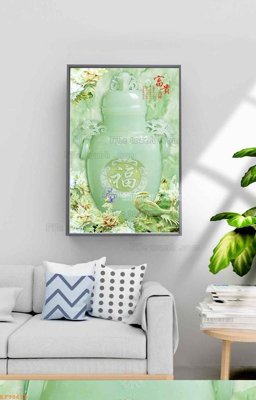 Tải file tranh gốc File tranh hiện đại pha lê gương KF98695 chất lượng cao