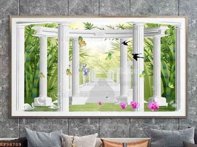 File gốc File tranh hiện đại pha lê gương KF98709 (cho in ấn) từ kho Filetranh