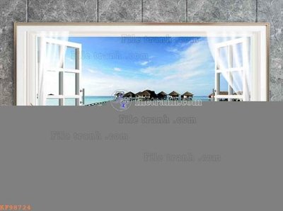 Tải file File tranh hiện đại pha lê gương KF98724 (gốc) làm tranh treo tường