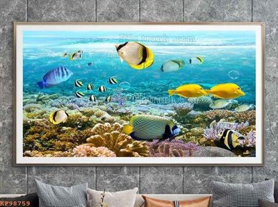 File gốc File tranh hiện đại pha lê gương KF98759 cho in ấn và thiết kế