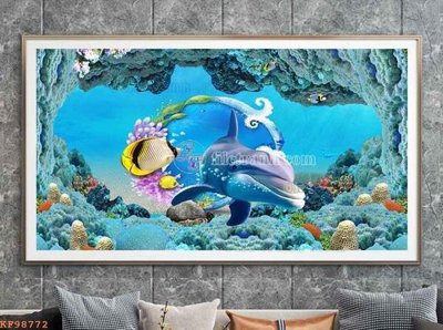 File tranh File tranh hiện đại pha lê gương KF98772 (ảnh gốc) cho in ấn kỹ thuật số