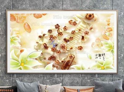 File gốc File tranh hiện đại pha lê gương KF98842 (phong cách) tối giản