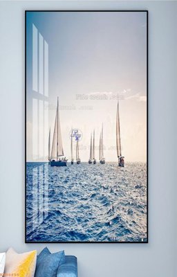 File gốc File tranh hiện đại pha lê gương KF98885 (trang trí) phòng làm việc