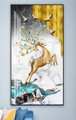 Tệp tin gốc File tranh hiện đại pha lê gương KF98912 (dùng cho in ấn) chuyên nghiệp