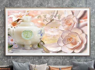 Tải file File tranh hiện đại pha lê gương KF98932 (ảnh gốc) in gạch men