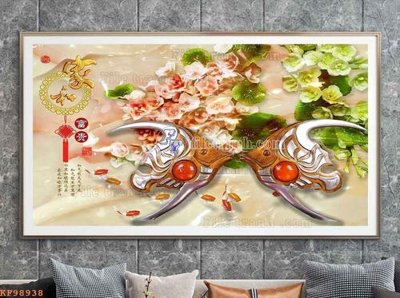 Download file File tranh hiện đại pha lê gương KF98938 (gốc) cho xưởng in