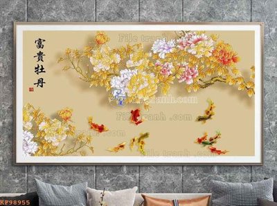 Tải về file gốc File tranh hiện đại pha lê gương KF98955 (chuẩn in ấn)