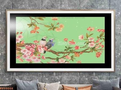 File gốc File tranh hiện đại pha lê gương KF99008 (in lụa) cao cấp