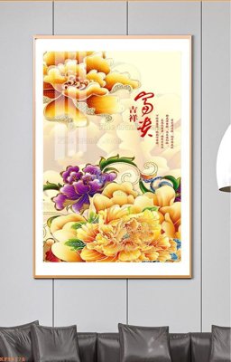 File tranh File tranh hiện đại pha lê gương KF99178 (file gốc) chuẩn màu in