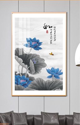 File in trần File tranh hiện đại pha lê gương KF99179 (file gốc) chủ đề vũ trụ